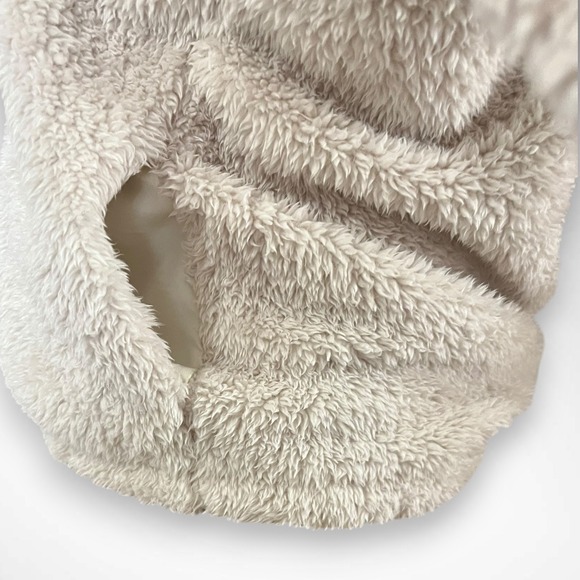 KIRUNDO Women's Apricot Sherpa Pullover‎ Hooded Sweatshirt Small | EUC - Picture 6 of 8